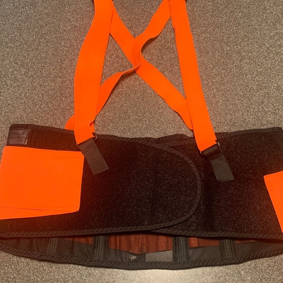 Proflex by Ergodyne Back Brace/Support with suspenders. Size X-Large. New - Picture 3 of 11